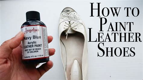 can i spray paint fake leather shoes|can you spray paint leather shoes.